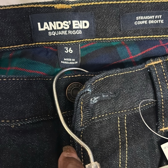 LANDS END  SQUARE RIGGER SIZE 36 JEANS - Picture 6 of 11